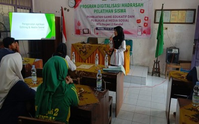 Akselerasi Keterampilan Digital, MTsN 2 Kendal Gelar Pelatihan Game Edukatif dan Publikasi Medsos