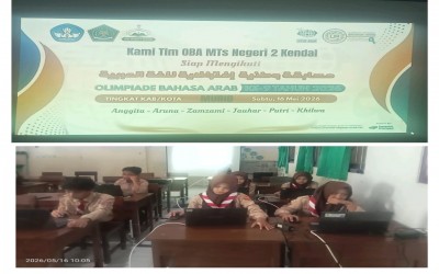 Berjuang di Tingkat Kabupaten, 6 Siswa MTsN 2 Kendal Ikuti Olimpiade Bahasa Arab Nasional 2026
